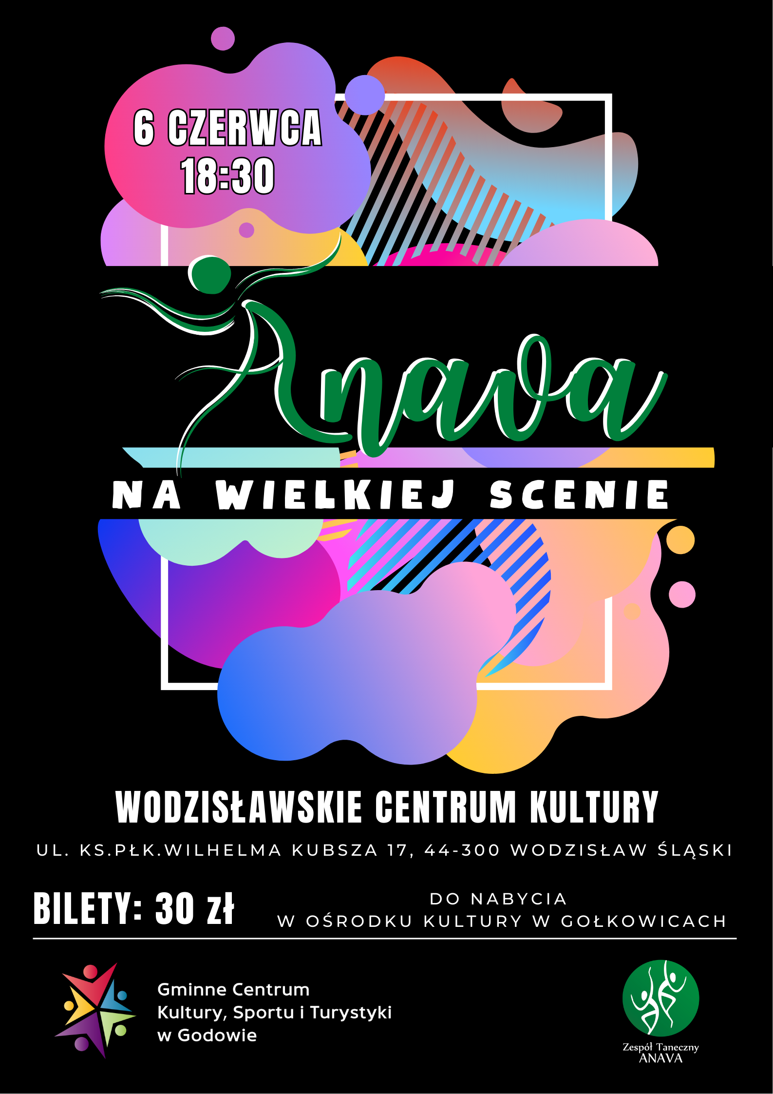 PLAKAT Anava na wielkiej scenie